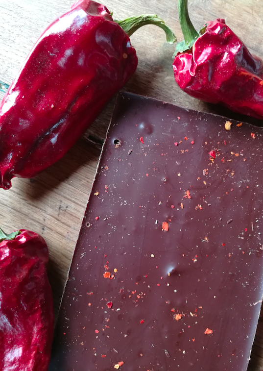 Chocolat au piment doux sao tomé