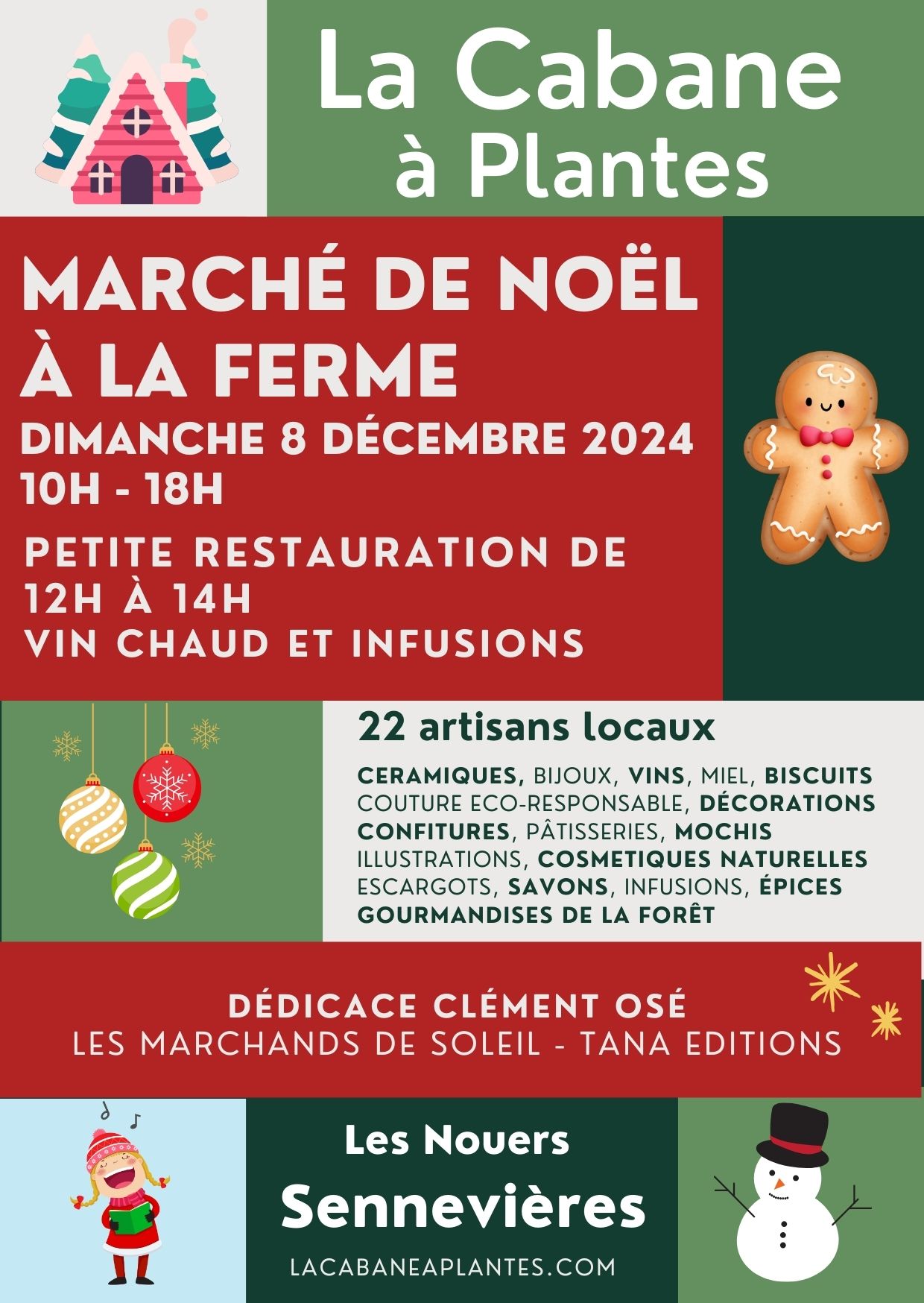 Flyer marche de noel 2024